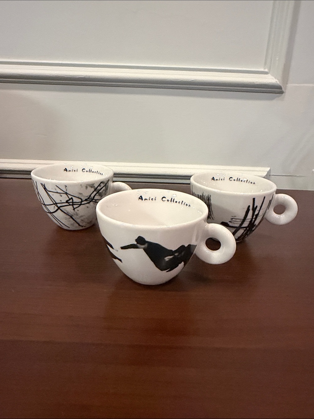 AMICI / ILLY COLLECTION MARIO GIACOMELLII CAPPUCCINO MUGS COFFEE MUGS 3